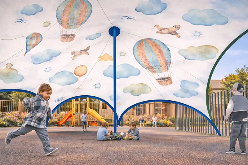 diseño interior carpa infantil 03