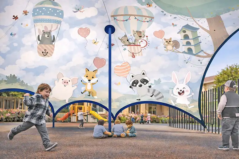 diseño interior carpa infantil 05